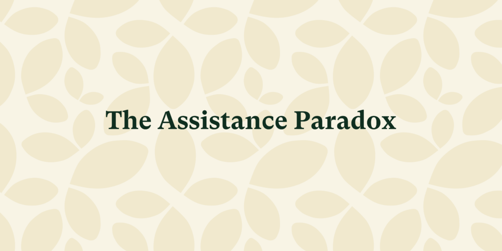 The Assistance Paradox: How Accepting Help Increases Independence